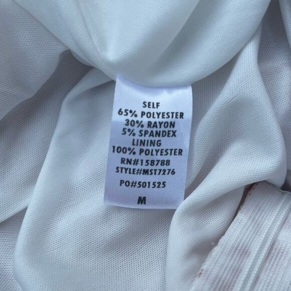 Mable Anthropologie Floral Ruffle Tie Front Crop Top Mini Skirt Set – Medium - Picture 12 of 14